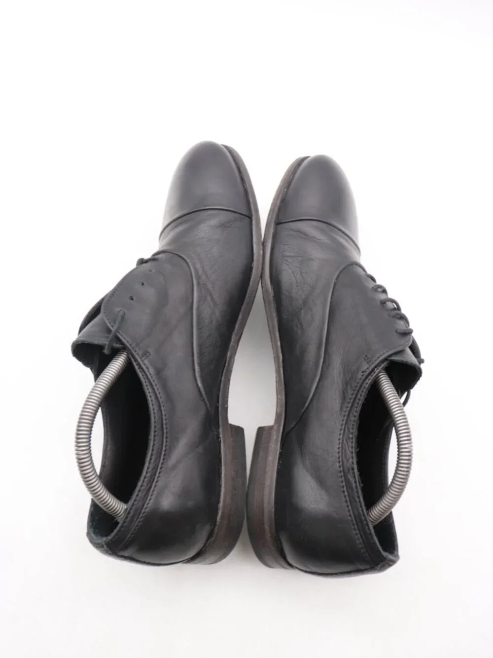 Pawelk’s Derby Oxford Men's Size EU 43 Black Leather Lace Up Dress Shoes